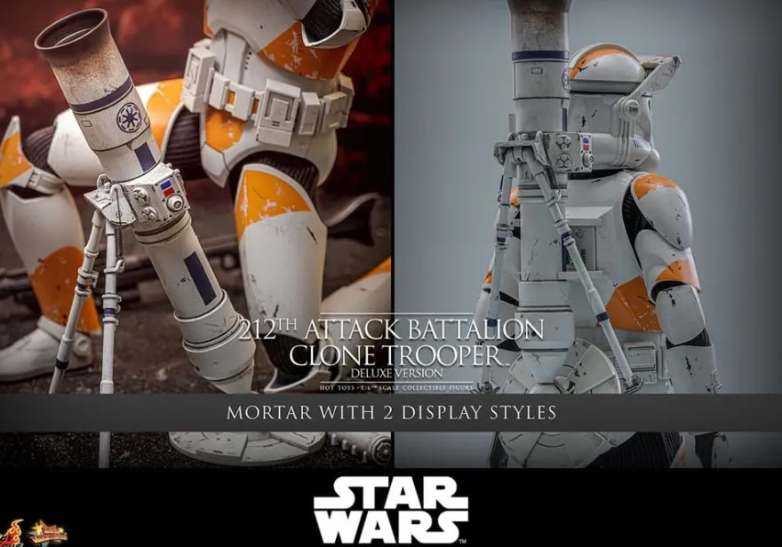 Star Wars: The Clone Wars Actionfigur 1/6 212th Attack Battalion Clone Trooper Deluxe Version 30 cm