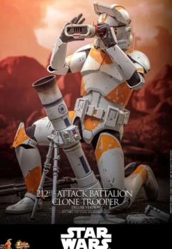 Star Wars: The Clone Wars Actionfigur 1/6 212th Attack Battalion Clone Trooper Deluxe Version 30 cm