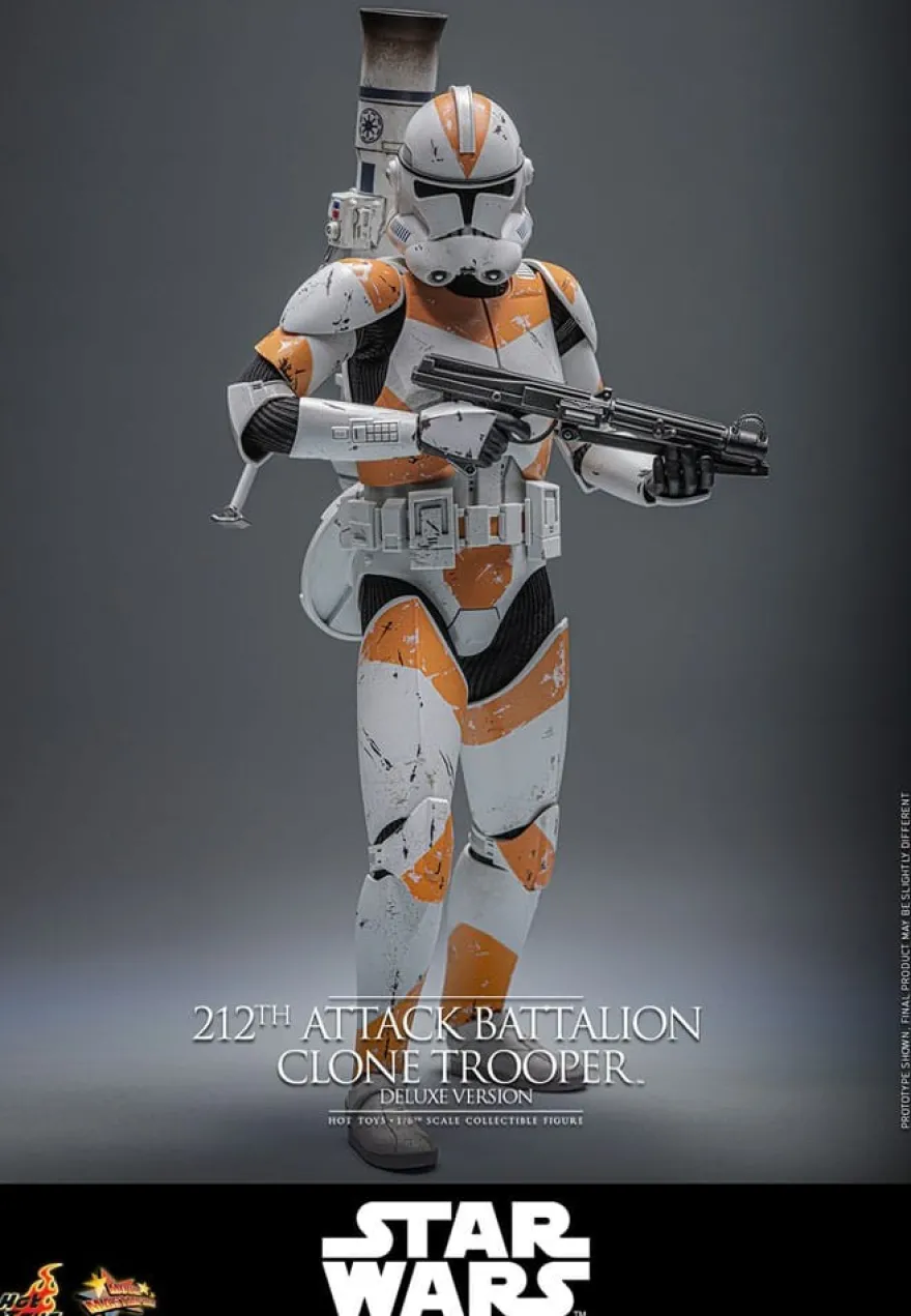 Star Wars: The Clone Wars Actionfigur 1/6 212th Attack Battalion Clone Trooper Deluxe Version 30 cm