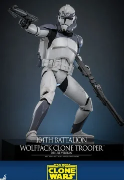 Star Wars The Clone Wars Actionfigur 1/6 104th Battalion Wolfpack Clone Trooper Deluxe Version 30 cm