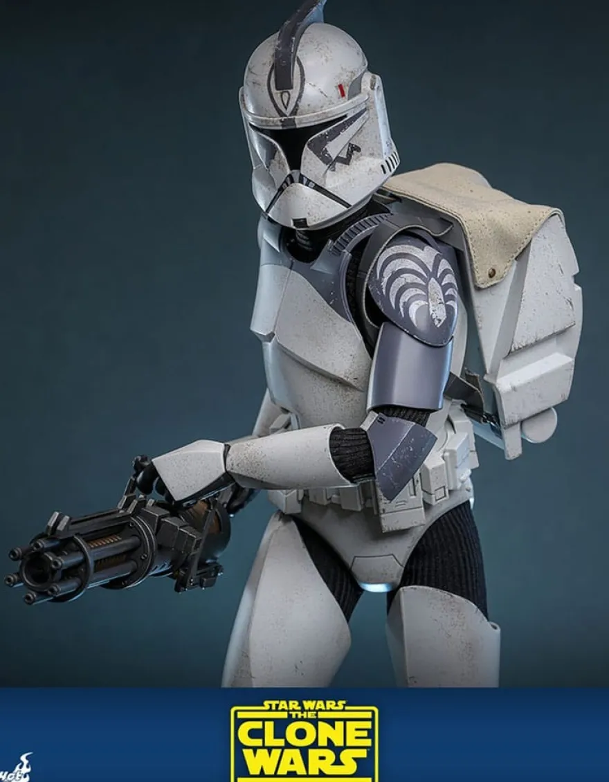 Star Wars The Clone Wars Actionfigur 1/6 104th Battalion Wolfpack Clone Trooper Deluxe Version 30 cm