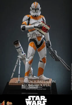 Star Wars: The Clone Wars Actionfigur 1/6 212th Attack Battalion Clone Trooper Deluxe Version 30 cm