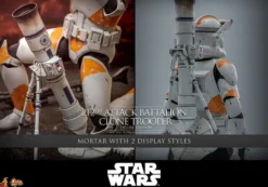 Star Wars: The Clone Wars Actionfigur 1/6 212th Attack Battalion Clone Trooper Deluxe Version 30 cm
