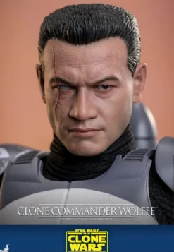Star Wars: The Clone Wars Actionfigur 1/6 Clone Commander Wolffe 30 cm