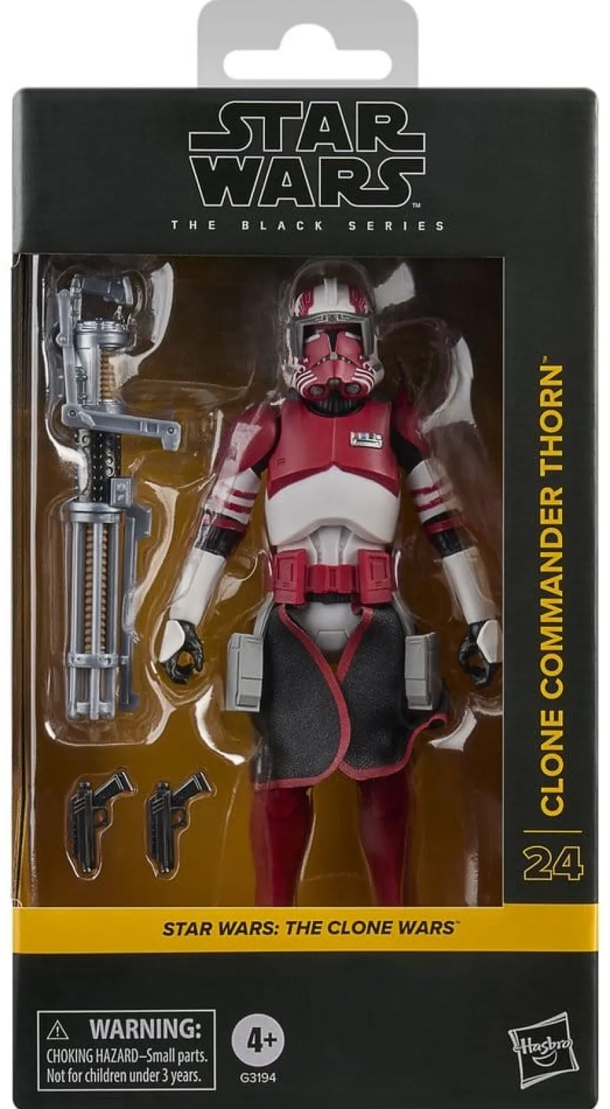 Star Wars: The Clone Wars Black Series Actionfigur Clone Commander Thorn 15 cm