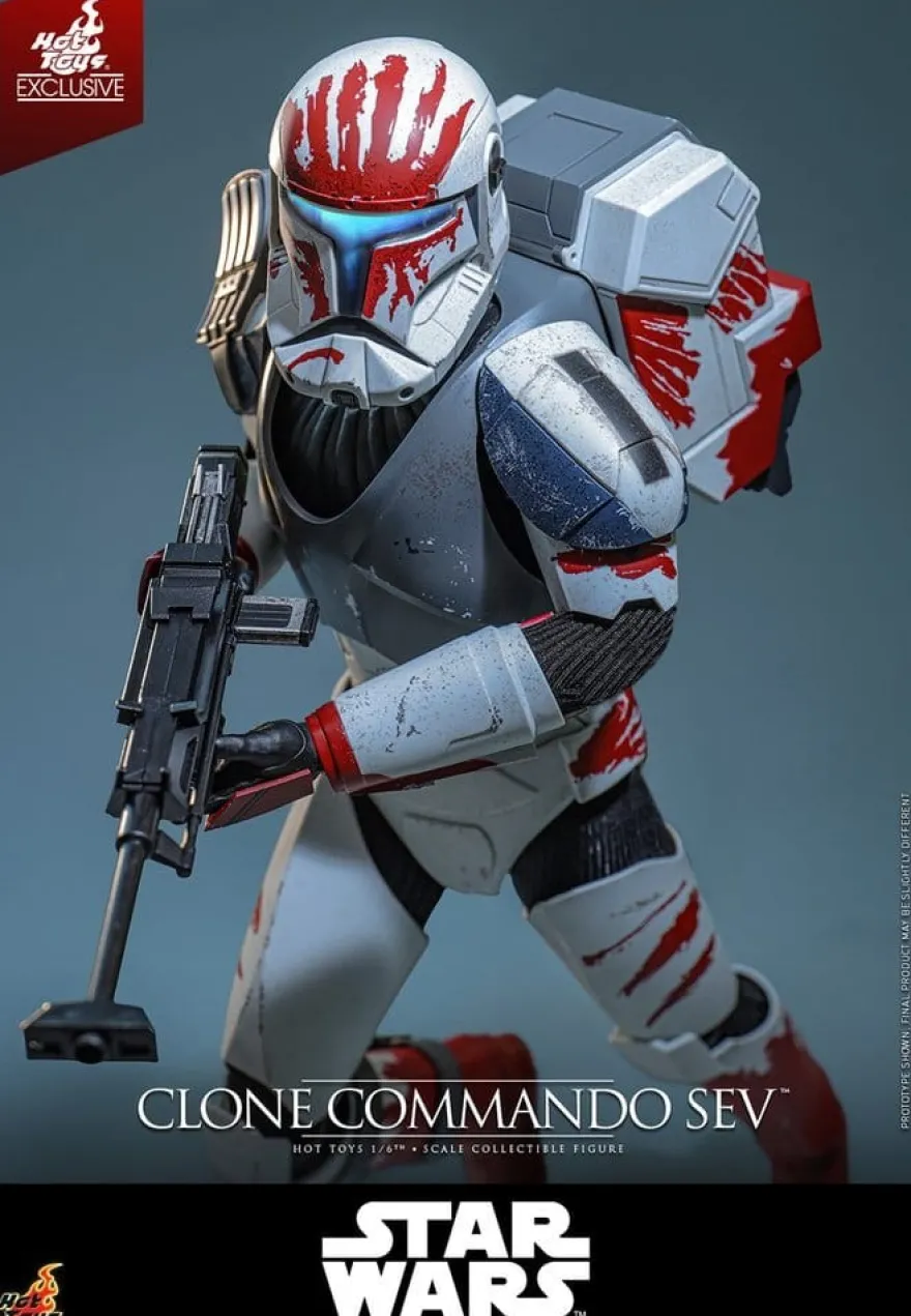 Star Wars: The Clone Wars Television Masterpiece Actionfigur 1/6 Clone Commando Sev (Exclusive)