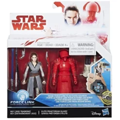 Star Wars The Last Jedi 10 cm Actionfiguren 2-Pack Rey (Jedi Training) & Elite Praetorian Guard