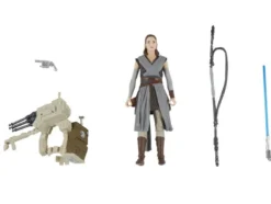 Star Wars The Last Jedi 10 cm Actionfiguren 2-Pack Rey (Jedi Training) & Elite Praetorian Guard