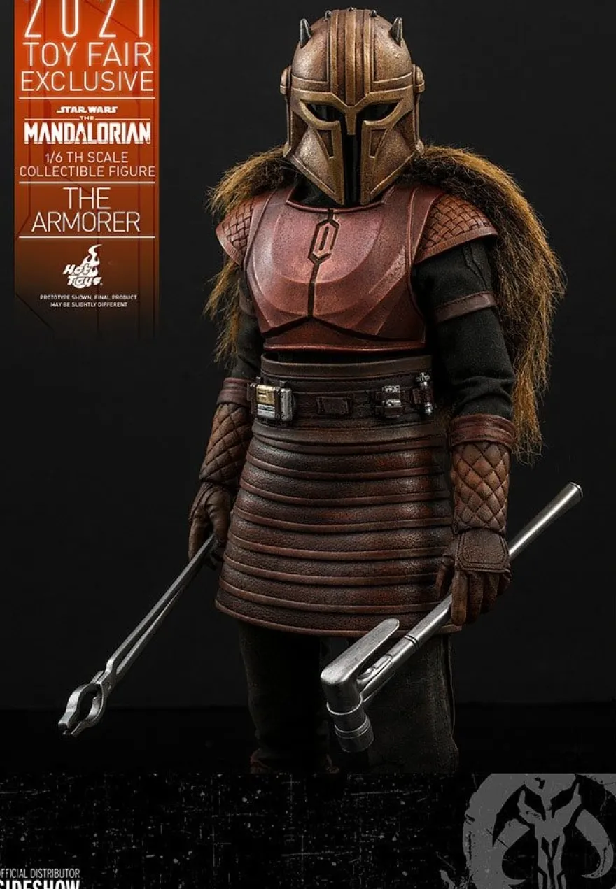Star Wars The Mandalorian Actionfigur 1/6 The Armorer 2021 Toy Fair Exclusive 29 cm