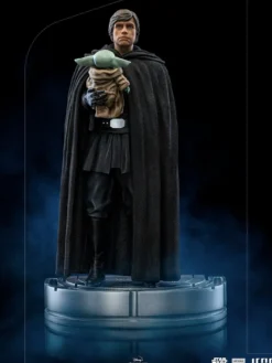 Star Wars The Mandalorian Art Scale Statue 1/10 Luke Skywalker & Grogu