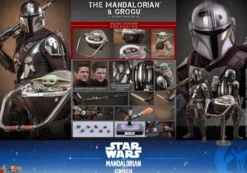 Star Wars The Mandalorian & Grogu Movie Masterpiece Actionfigur 1/6 The Mandalorian and Grogu Deluxe