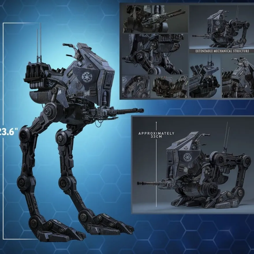 Star Wars: The Mandalorian & Grogu Movie Masterpiece 1/6 Imperial Remnant AT-RT Driver & AT-RT