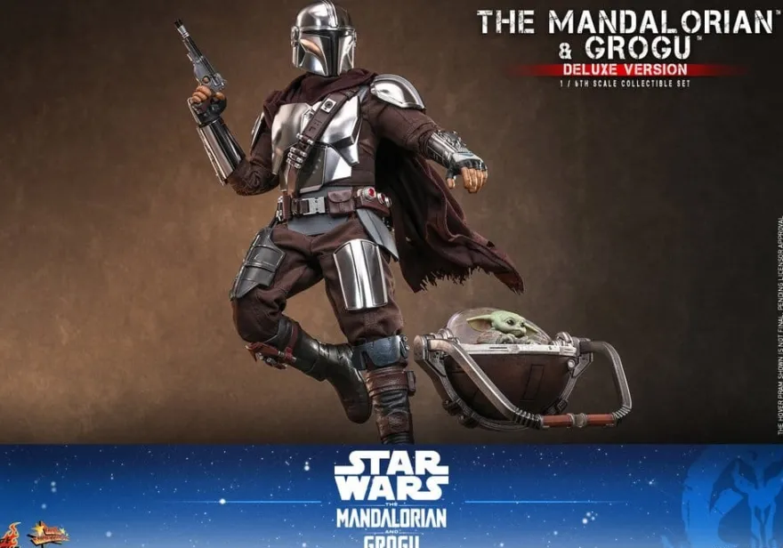 Star Wars The Mandalorian & Grogu Movie Masterpiece Actionfigur 1/6 The Mandalorian and Grogu Deluxe
