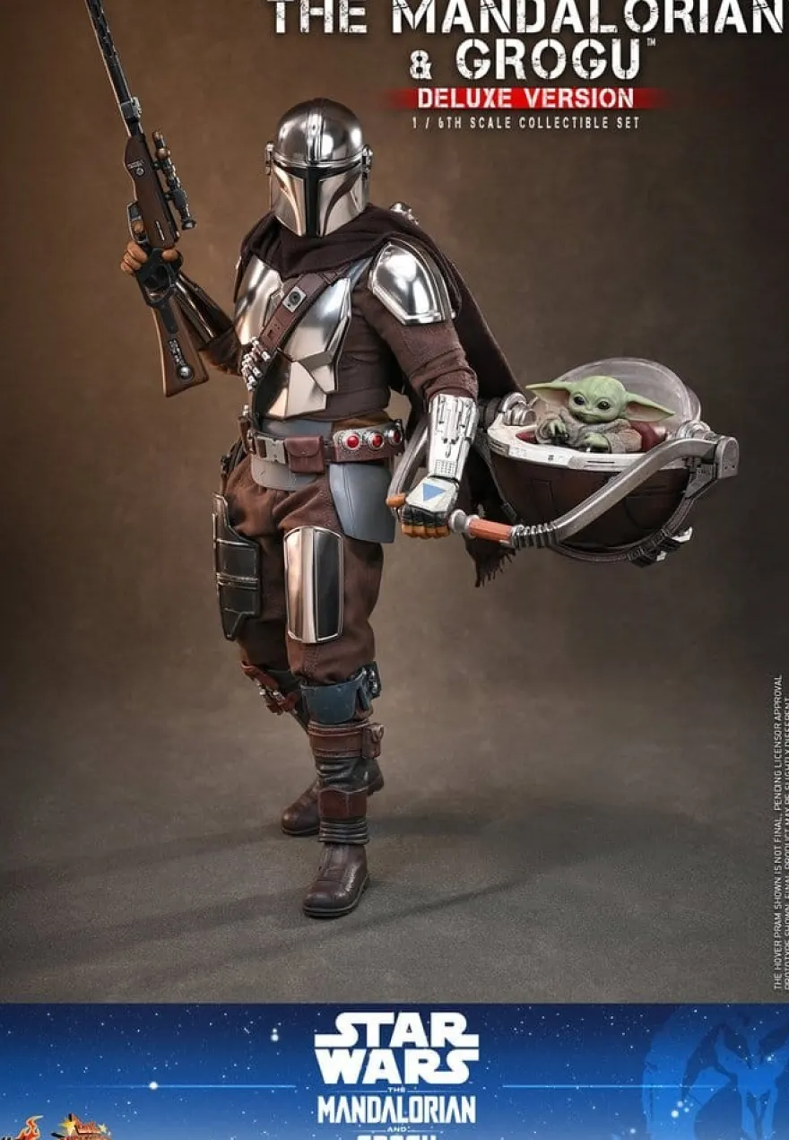 Star Wars The Mandalorian & Grogu Movie Masterpiece Actionfigur 1/6 The Mandalorian and Grogu Deluxe