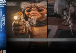 Star Wars: The Mandalorian & Grogu Life-Size Masterpiece Lebensgroße Figur Keeto Anzellan Droidsmith