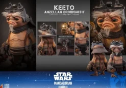 Star Wars: The Mandalorian & Grogu Life-Size Masterpiece Lebensgroße Figur Keeto Anzellan Droidsmith