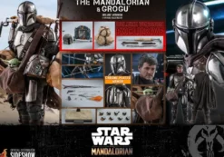 Star Wars The Mandalorian Television Masterpiece Actionfiguren 1/6 The Mandalorian & Grogu (2-Pack)