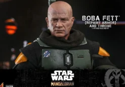 Star Wars The Mandalorian Television Masterpiece Actionfigur 1/6 Boba Fett (Repaint Armor) & Throne