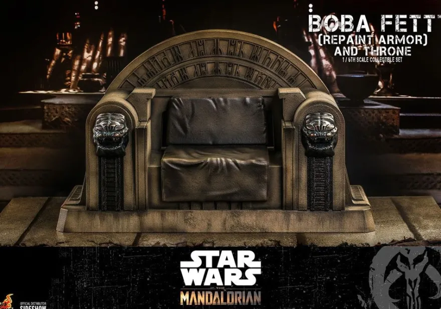 Star Wars The Mandalorian Television Masterpiece Actionfigur 1/6 Boba Fett (Repaint Armor) & Throne