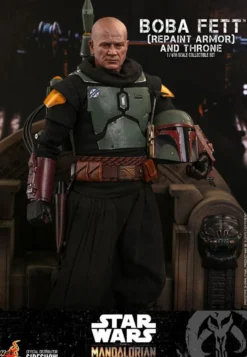 Star Wars The Mandalorian Television Masterpiece Actionfigur 1/6 Boba Fett (Repaint Armor) & Throne