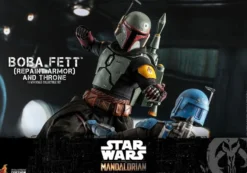 Star Wars The Mandalorian Television Masterpiece Actionfigur 1/6 Boba Fett (Repaint Armor) & Throne