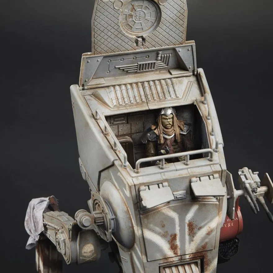 Star Wars The Mandalorian Vintage Collection Fahrzeug AT-ST Raider & Klatooinian