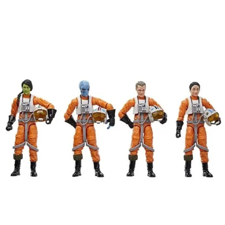Star Wars The Vintage Collection X-Wing Pilot 3 3/4-Inch Actionfiguren 4-Pack