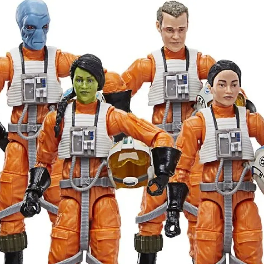 Star Wars The Vintage Collection X-Wing Pilot 3 3/4-Inch Actionfiguren 4-Pack