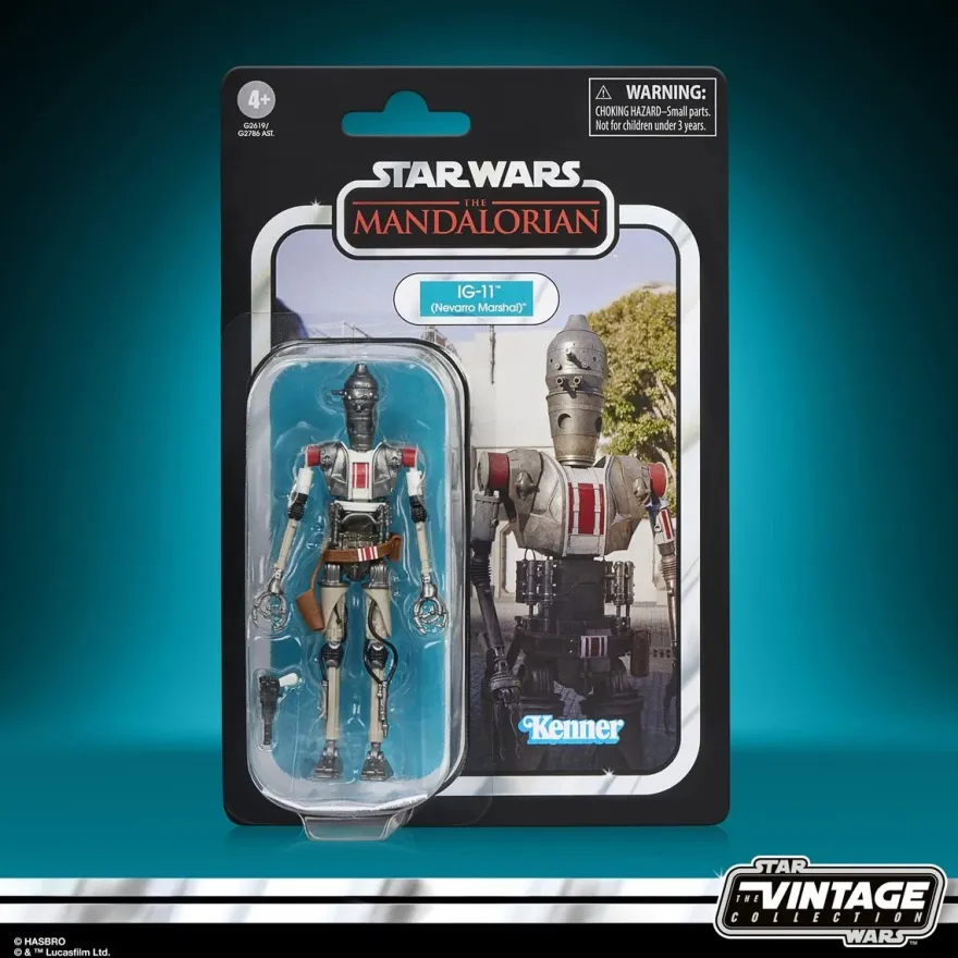 Star Wars The Vintage Collection The Mandalorian IG-11 (Nevarro Marshal) Actionfigur