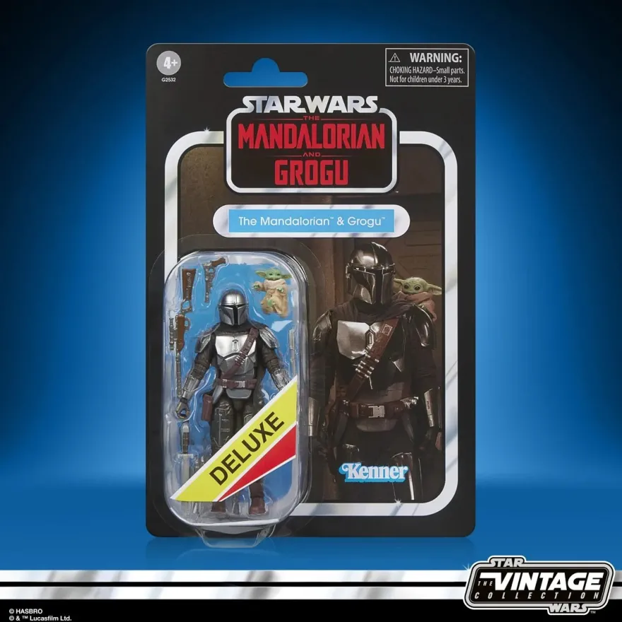 Star Wars The Vintage Collection The Mandalorian & Grogu Deluxe Actionfigur