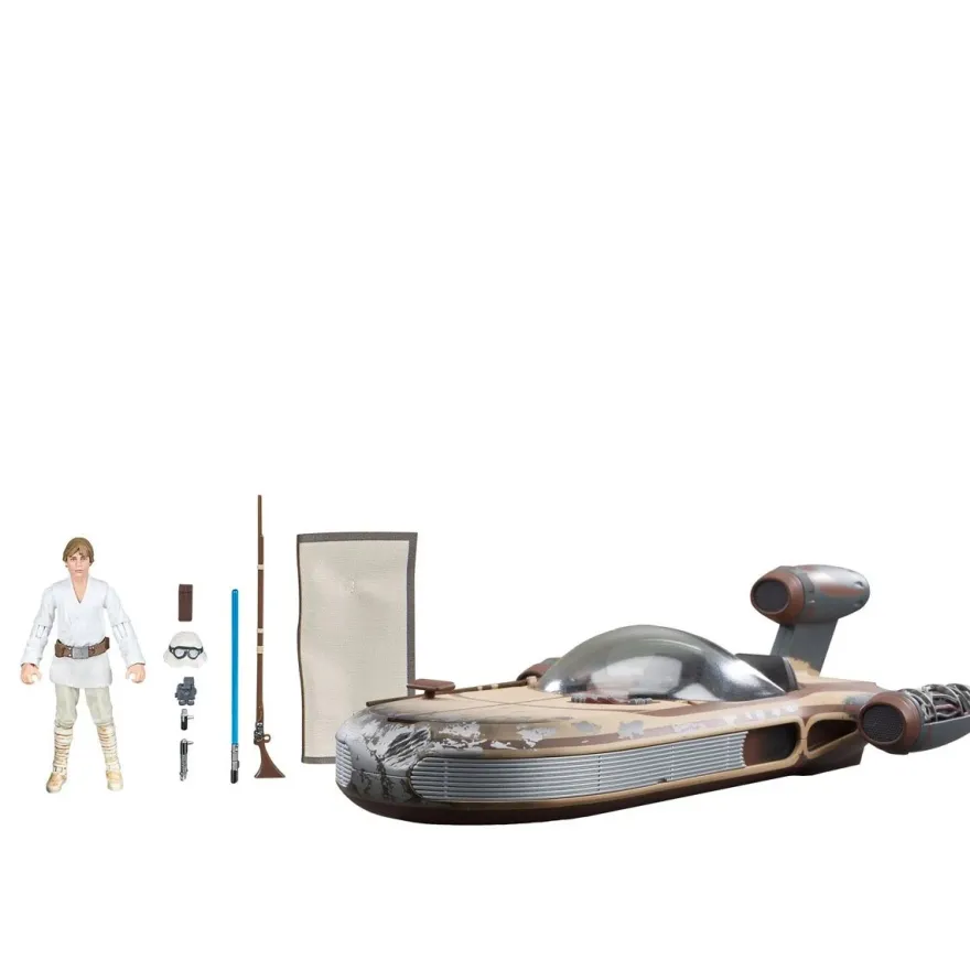 Star Wars The Vintage Collection 3 3/4-Inch Scale Landspeeder & Luke Skywalker (Tatooine) Vehicle