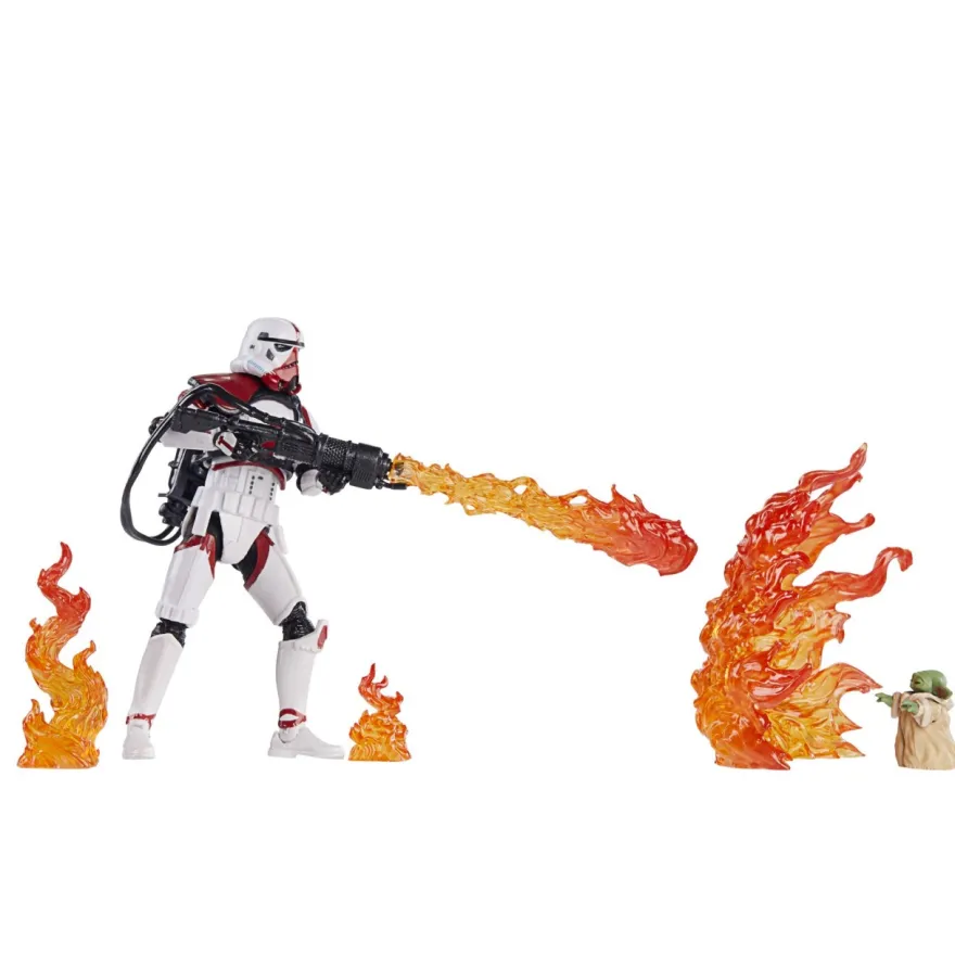 Star Wars Vintage Collection Actionfigur 10 cm Incinerator Trooper & Grogu (Deluxe)