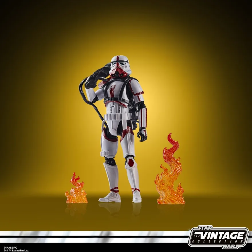 Star Wars Vintage Collection Actionfigur 10 cm Incinerator Trooper & Grogu (Deluxe)