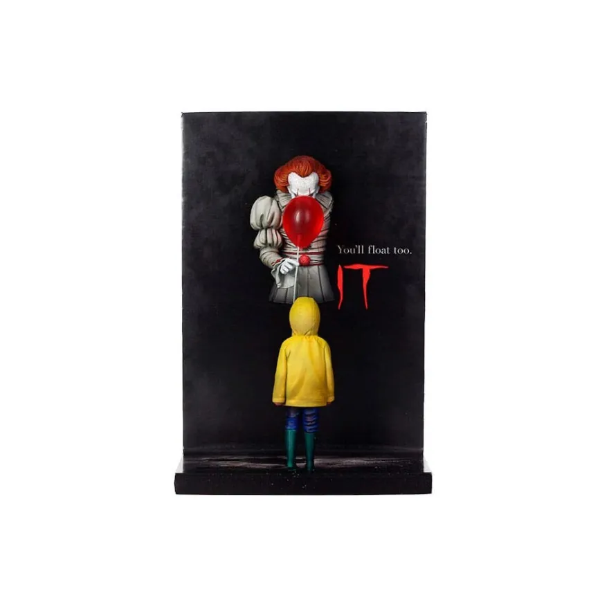 Stephen Kings Es Poster PVC Figur Pennywise & Georgie 20 cm