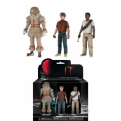 Stephen Kings It 10cm Actionfiguren 3-Pack Pennywise, Stanley Uris & Mike Hanlon