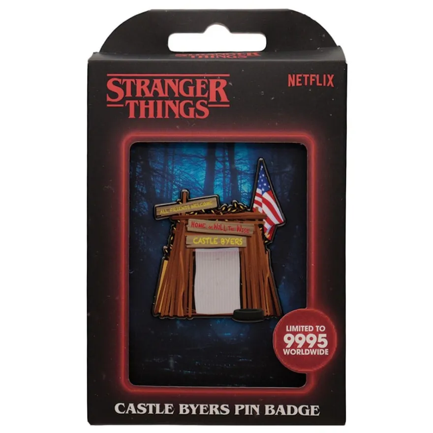 Stranger Things Ansteck-Pin Castle Byers Limited Edition