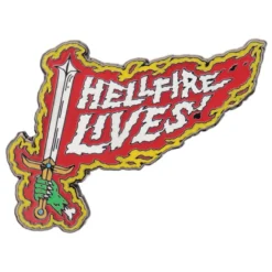 Stranger Things Ansteck-Pin Hellfire Lives Limited Edition