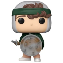 Stranger Things POP! TV Vinyl Figur Hunter Dustin with Shield 9 cm