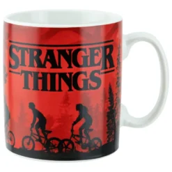 Stranger Things Tasse mit Aufkleber XL
