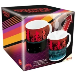 Stranger Things Tasse mit Thermoeffekt Upside Down 325 ml