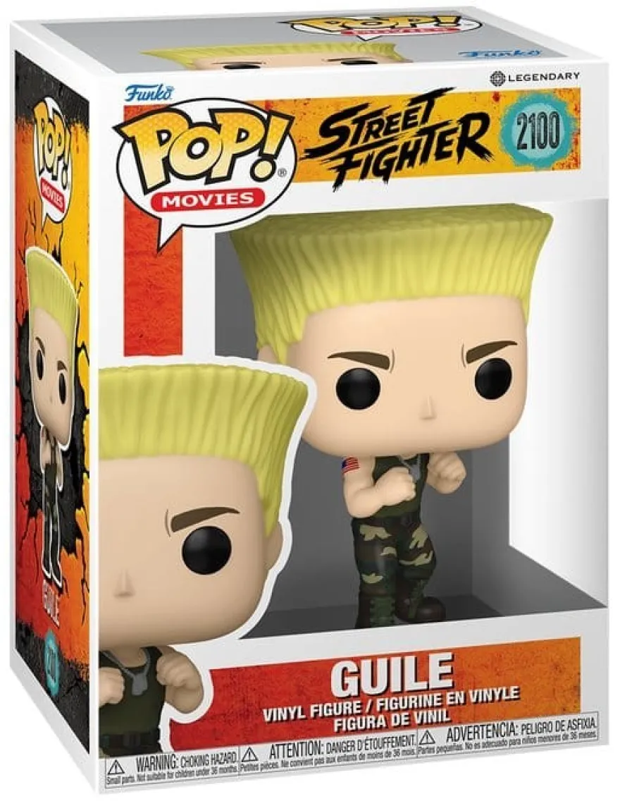 Street Fighter (2026) POP! Movies Vinyl Figur Guile 9 cm