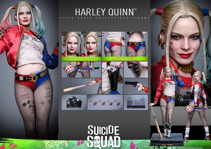 Suicide Squad Movie Masterpiece Actionfigur 1/6 Harley Quinn 29 cm