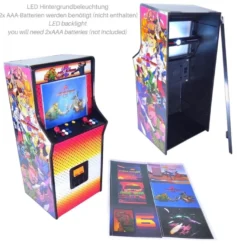 Super Action Stuff - Game On Arcade mit LED - Cats with Knives 2 - 1/12