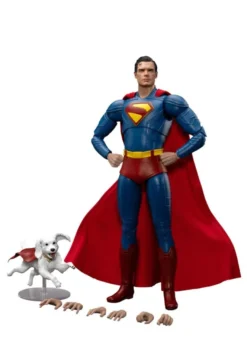 Superman (2025) Actionfigur Superman & Krypto 21 cm