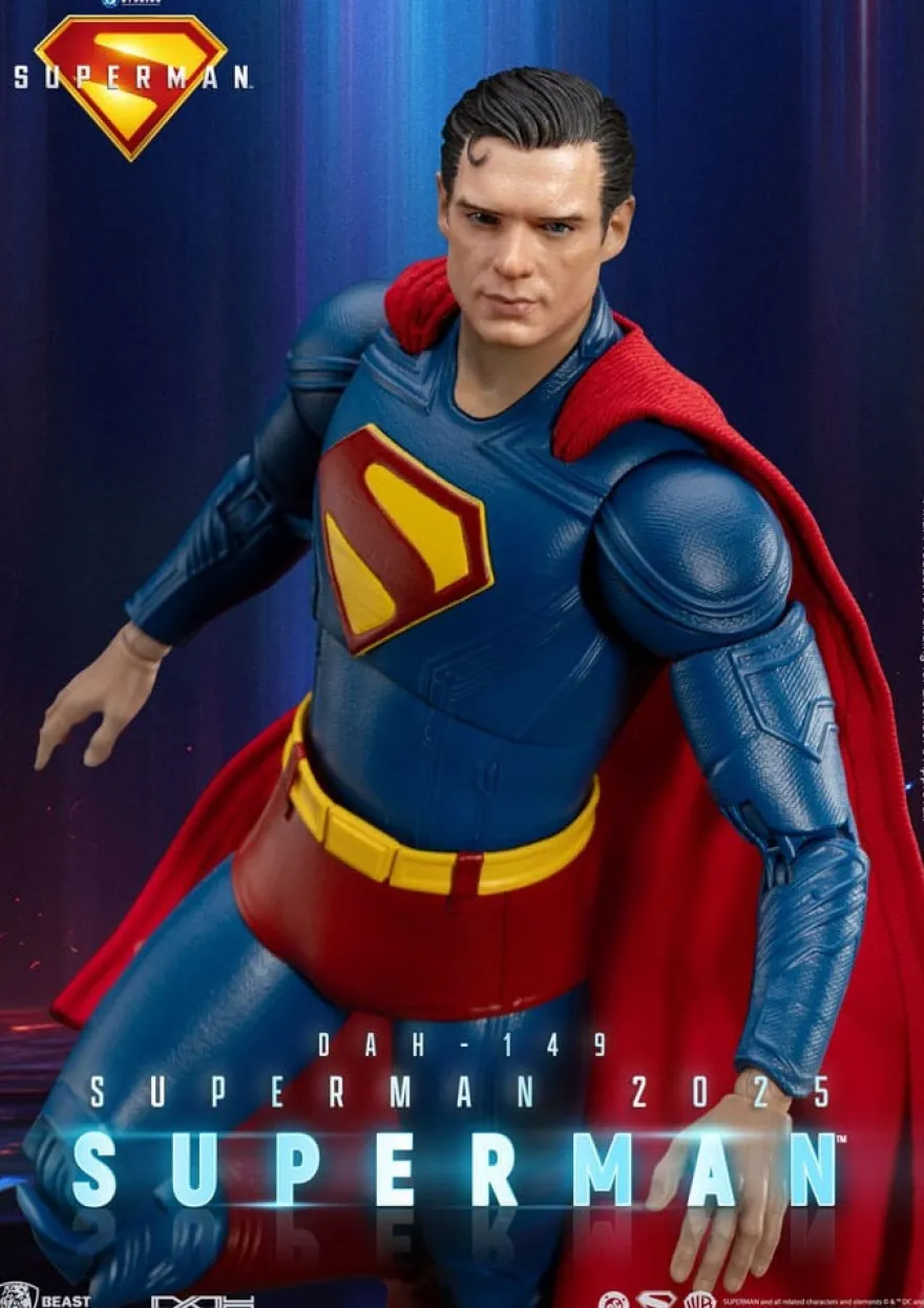 Superman (2025) Actionfigur Superman & Krypto 21 cm