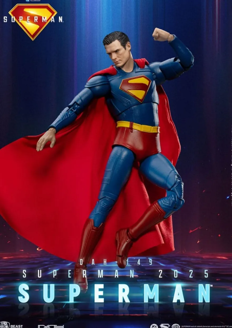 Superman (2025) Actionfigur Superman & Krypto 21 cm