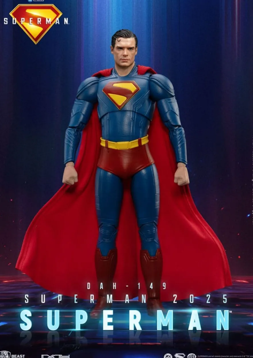 Superman (2025) Actionfigur Superman & Krypto 21 cm