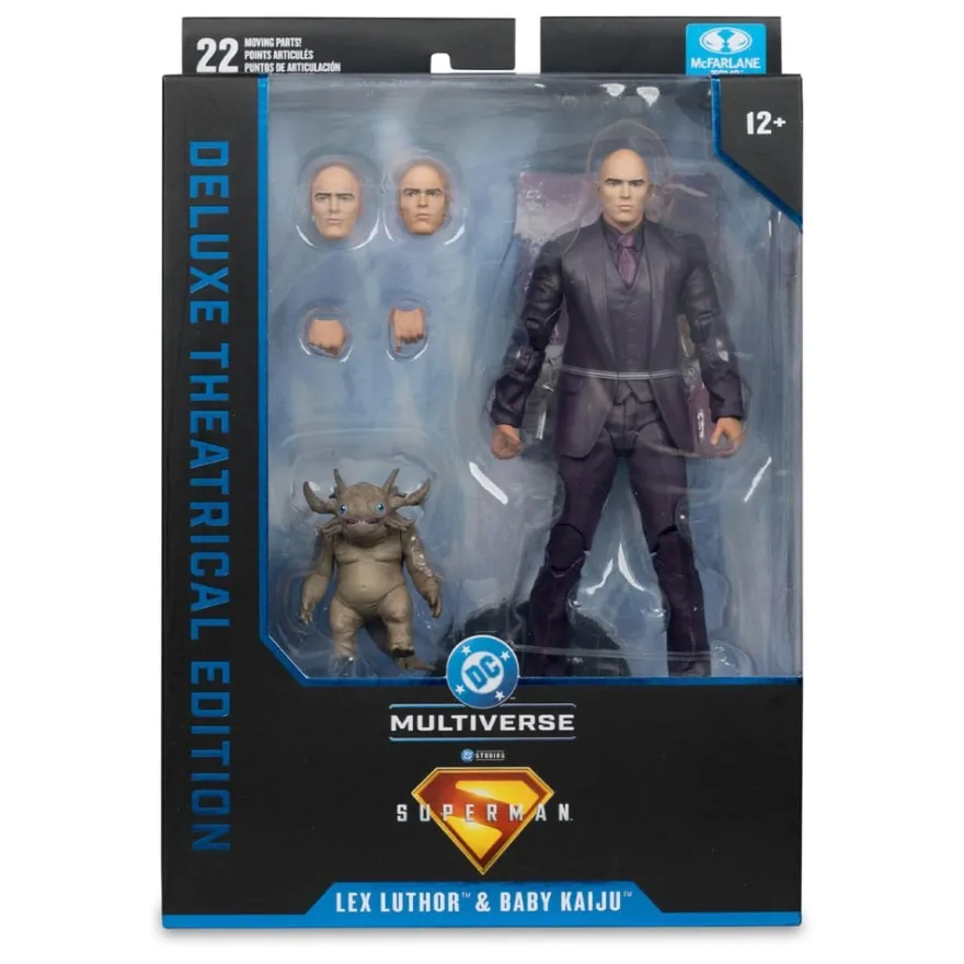 Superman (2025) DC Multiverse Deluxe Actionfigur Lex Luthor with Baby Kaiju (Theatrical Edition)