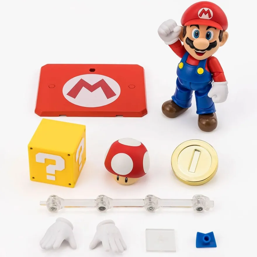 Super Mario S.H. Figuarts Actionfigur Super Mario 10 cm