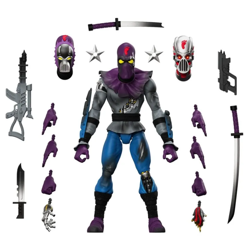 Teenage Mutant Ninja Turtles Ultimates Actionfigur Foot Soldier (Battle Damaged) 18 cm